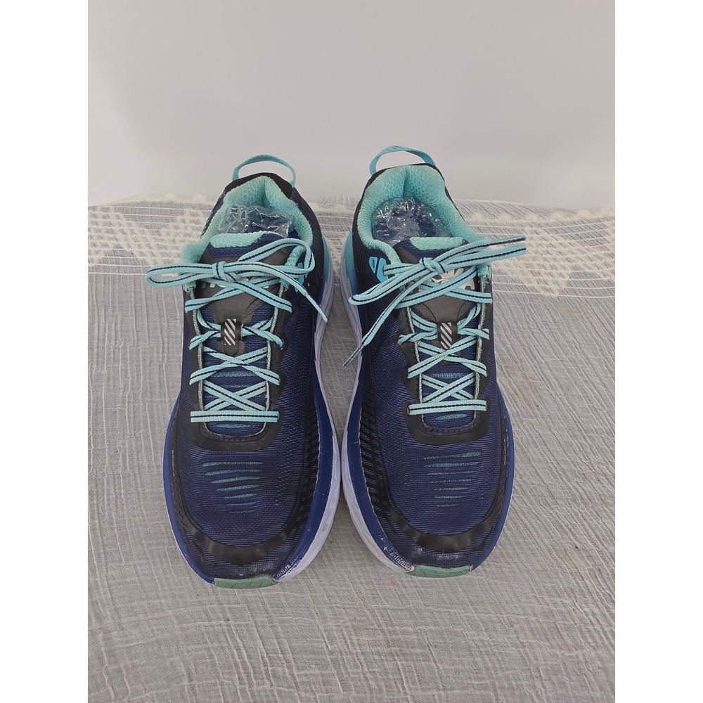 Hoka One One Bondi 5 Womens Running Shoes Navy Blue 1014759 MBBRD Size 9.5